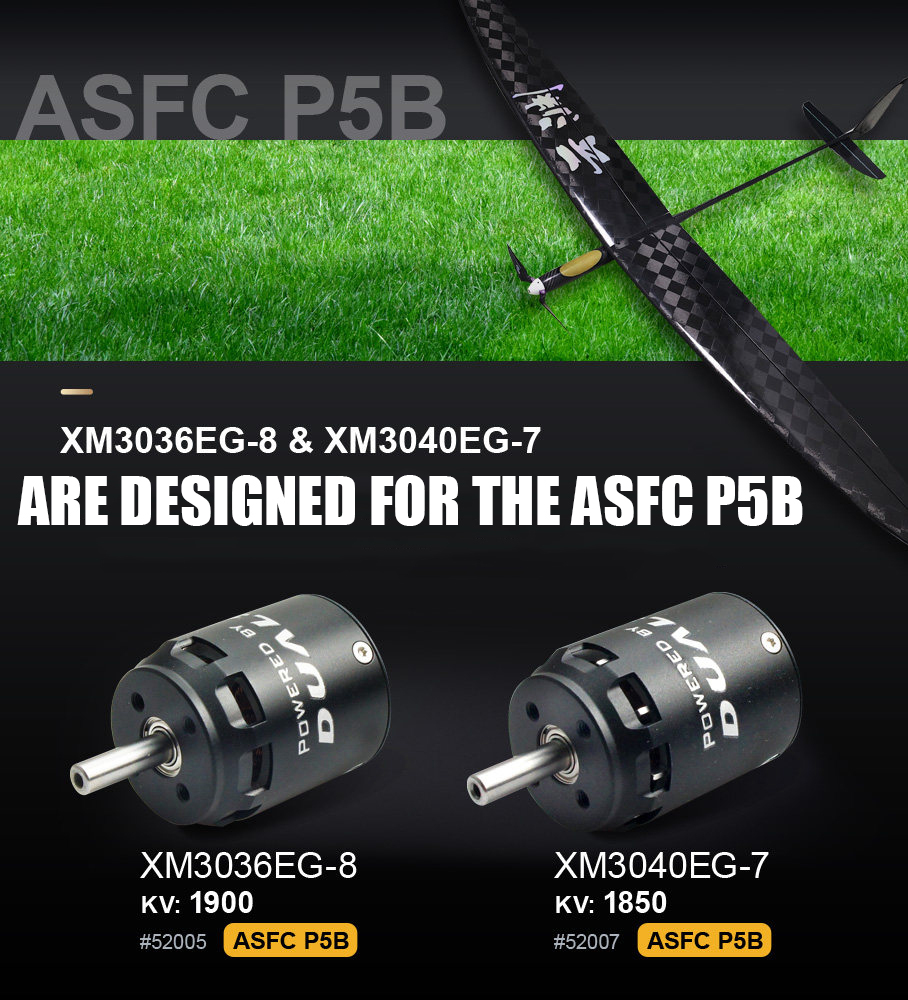Dualsky EG XM3045EG-8 Capsuled Series 1250KV 11-14.8V Motor for Glider Airplane
