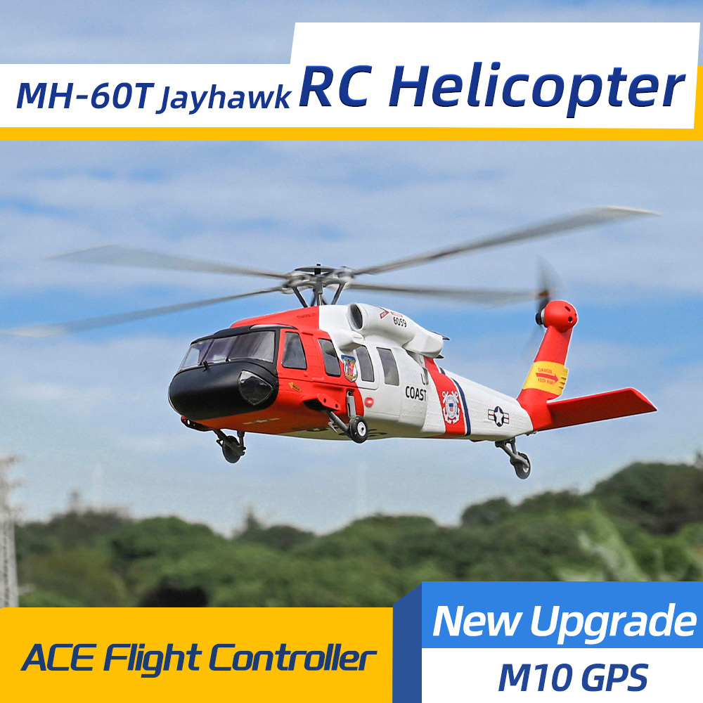 Flywing RTF MH-60T Jayhawk 4 Blades M10 GPS Helicopter With ACE Flight Control