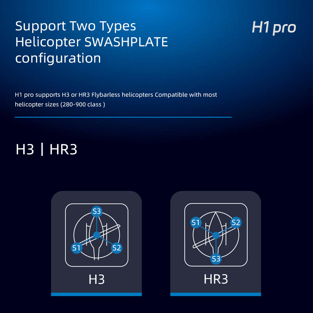 FLywing H1 Pro Smart Helicopter Autopilot System for 280-900 size Helicopter