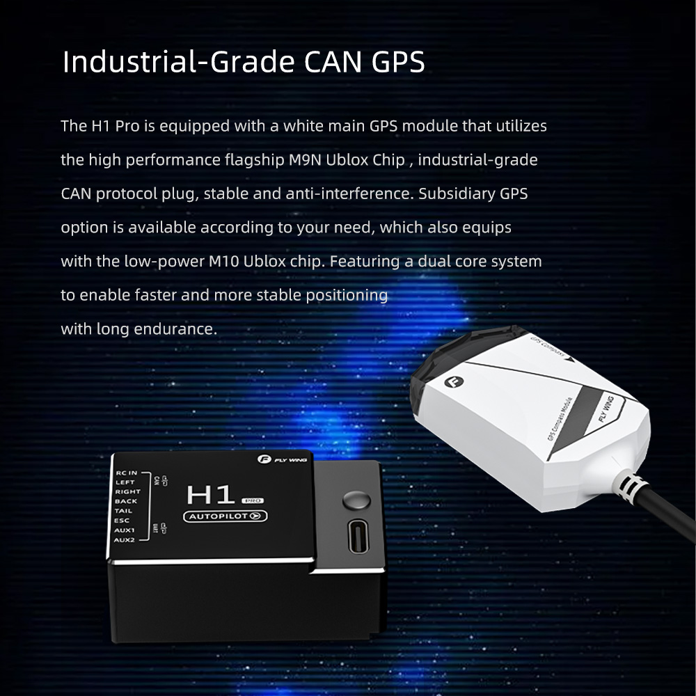 FLywing H1 Pro Smart Helicopter Autopilot System for 280-900 size