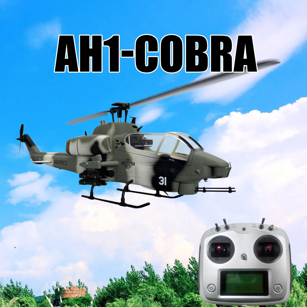 AH-1W Cobra Super Scale 470 Size GPS Stabilized Helicopter-RTF