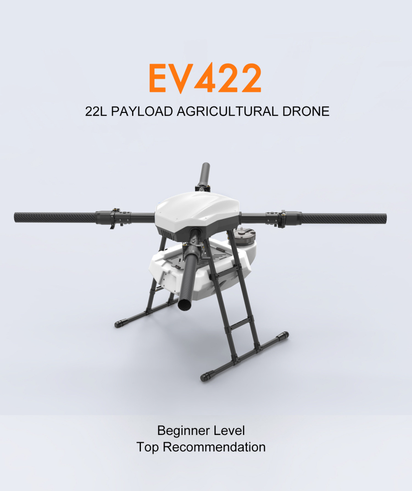 22L 4EV Agricultural Spraying Drone UAV Frame With Hobbywing X9Plus Power System