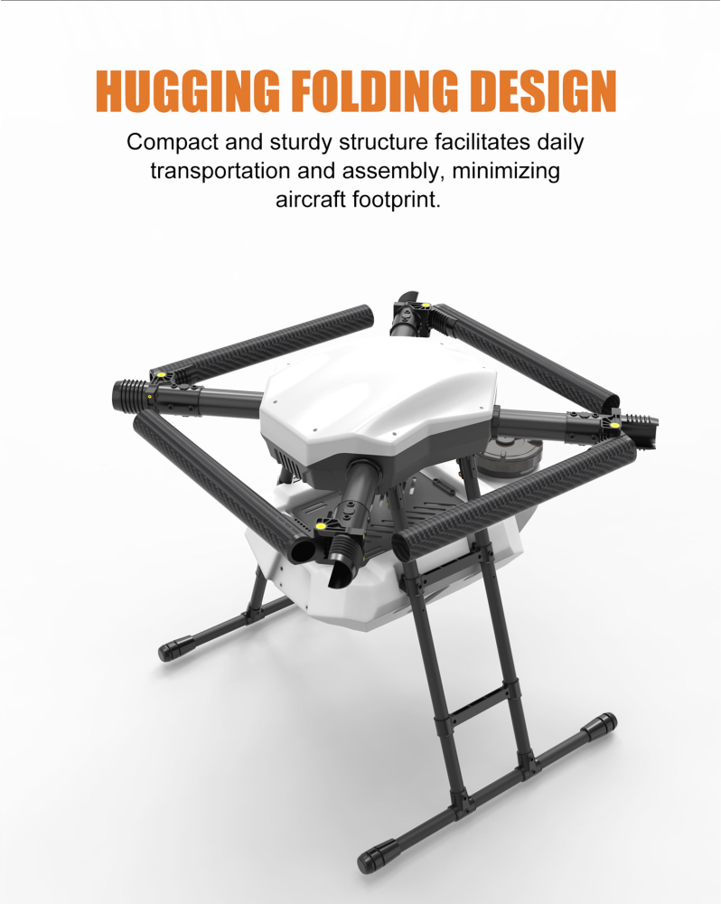 22L 4EV Agricultural Spraying Drone UAV Frame With Hobbywing X9Plus Power System