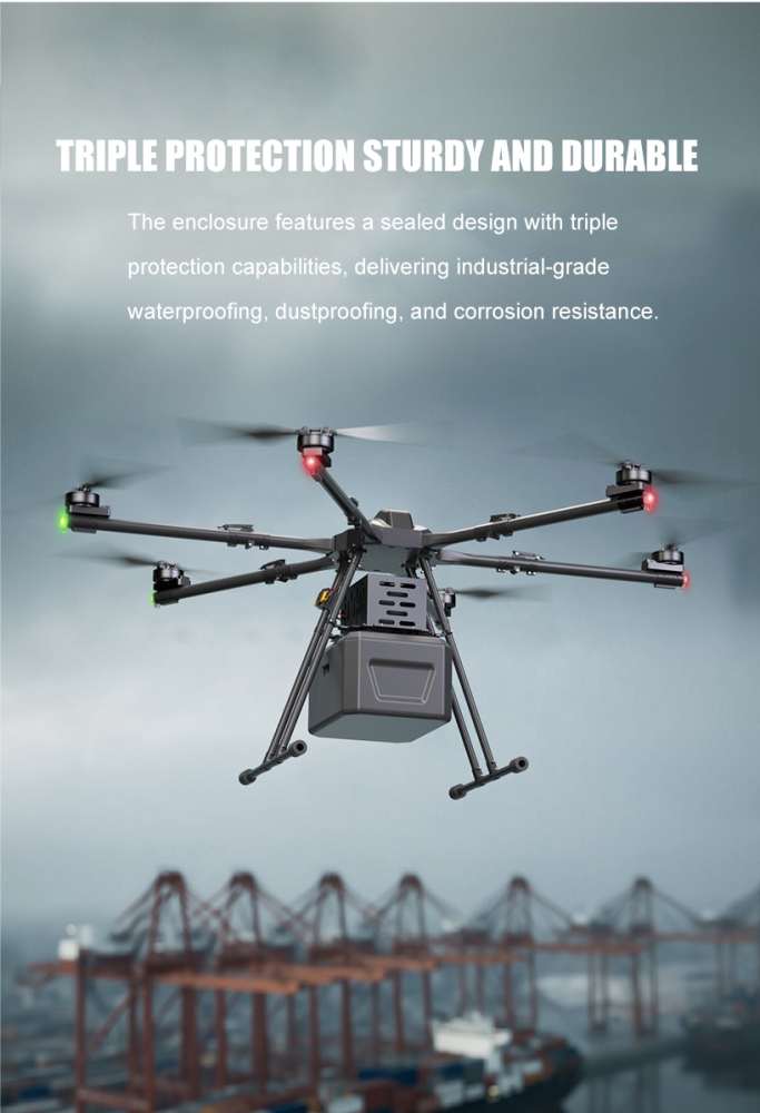 30KG payload Training Hexacopter Drone Frame With Hobbywing X9Plus Power System