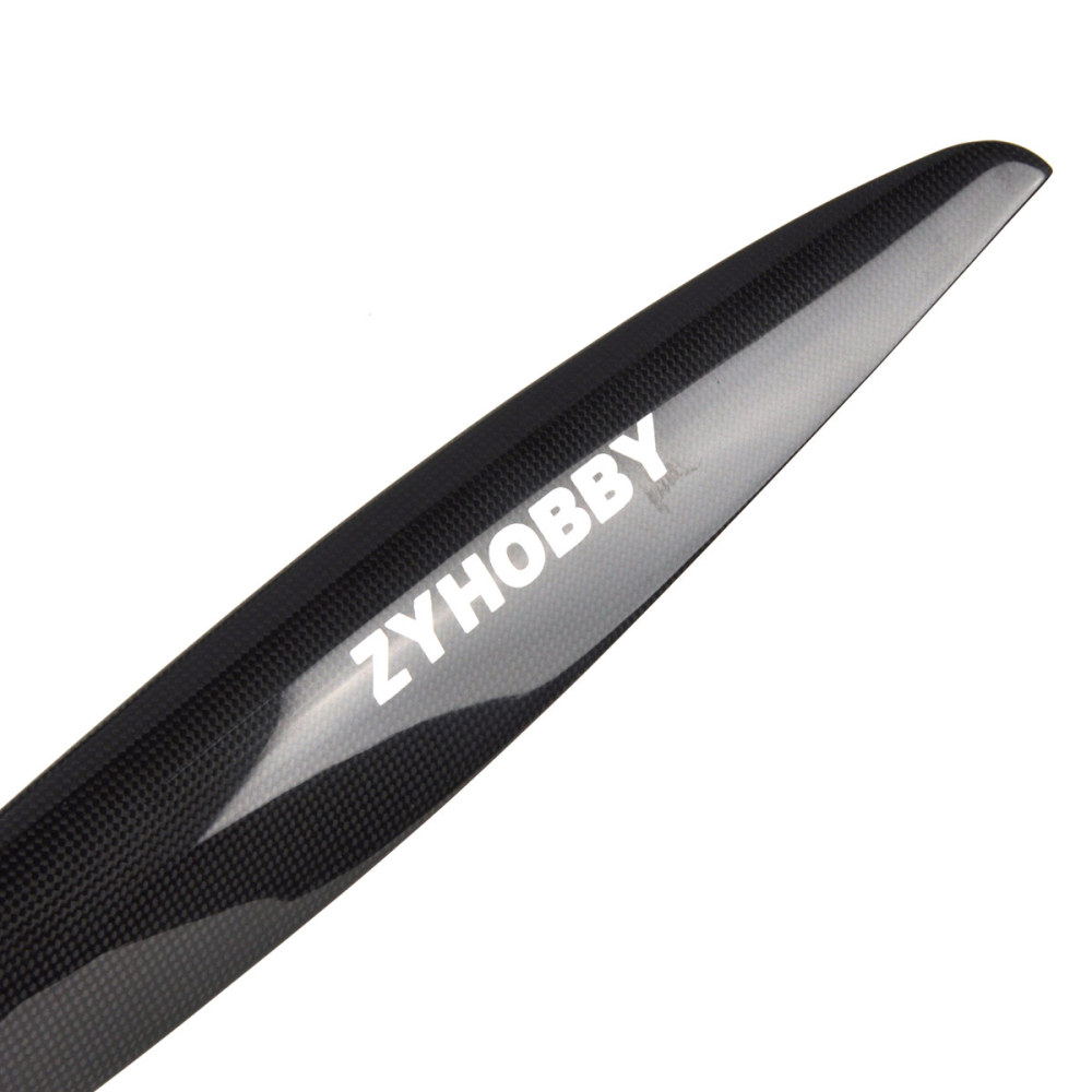 Carbon Fiber Propeller 18 Inch/ 19 Inch/ 20 Inch/ 22 Inch/ 23 Inch/ 24 Inch/ 27 Inch/ 28 Inch 2-Blade Carbon Fiber RC Airplane Propeller Prop for Gas Fixed-Wing RC Planes Airplanes (24x9)