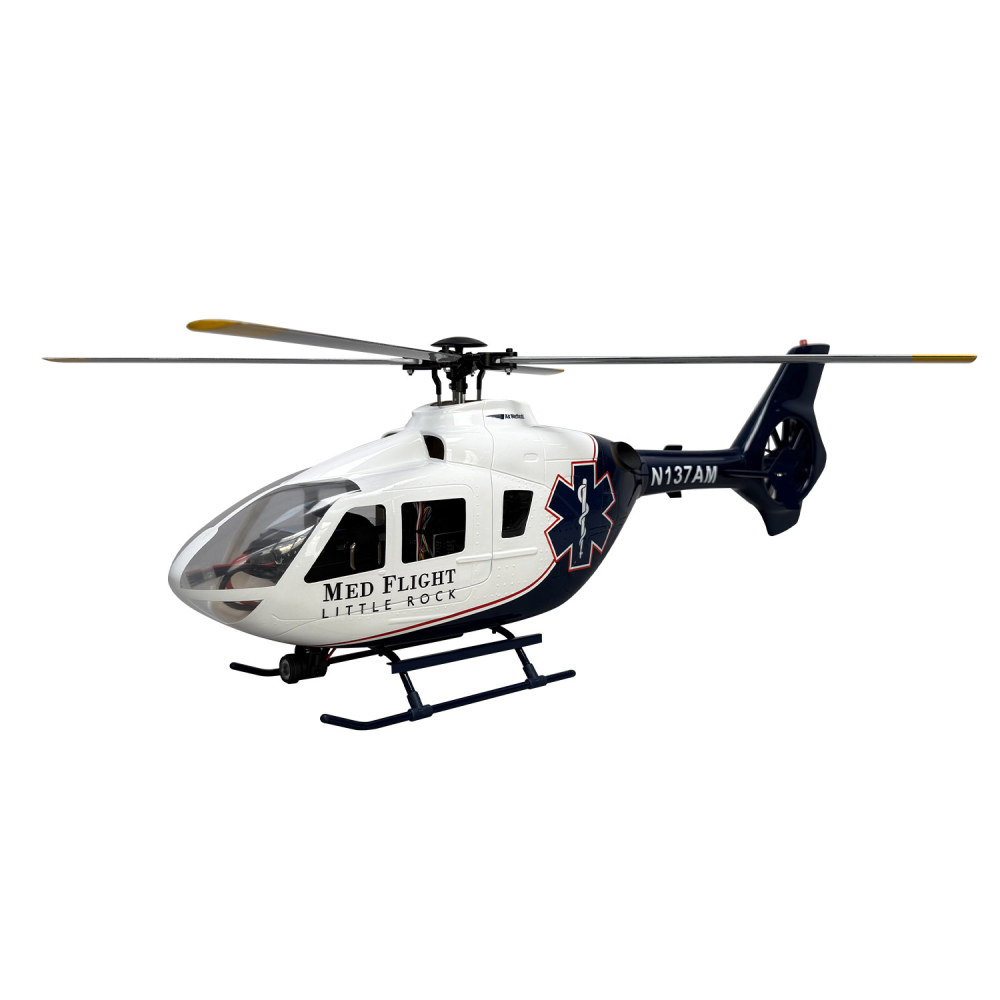 Roban RTF 450 Size EC135 Med Flight Little Rock RC Helicopter 4 blades X2 Model