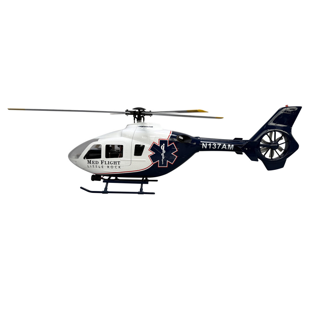 Roban RTF 450 Size EC135 Med Flight Little Rock RC Helicopter 4 blades X2 Model