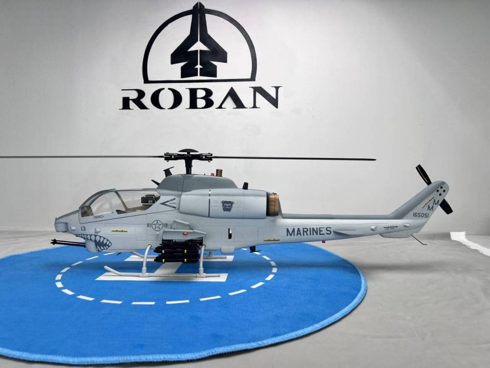 ROBAN 470 Size RTF AH-1W Cobra Super Scale RC Helicopter X2 GPS Stabilized Model