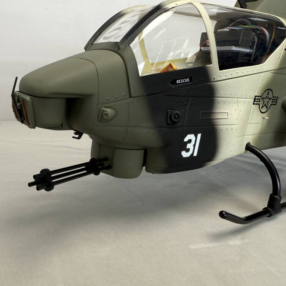 ROBAN RTF AH-1 470 Size Cobra Military Camouflage RC Helicopter X2 GPS Model