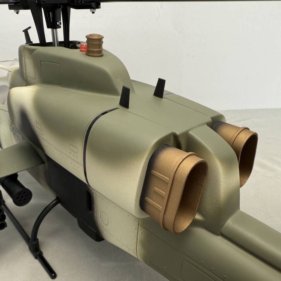 ROBAN RTF AH-1 470 Size Cobra Military Camouflage RC Helicopter X2 GPS Model