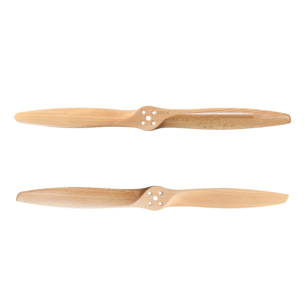 Propeller CW Made of Lightweight Wood Gas-Powered for DLA58 Engine for RC Aircraft Models