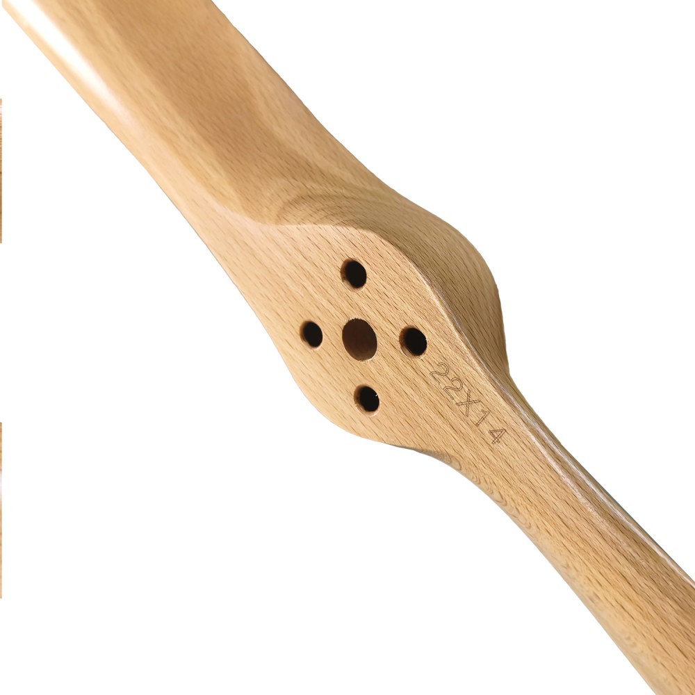 Propeller CW Made of Lightweight Wood Gas-Powered for DLA58 Engine for RC Aircraft Models