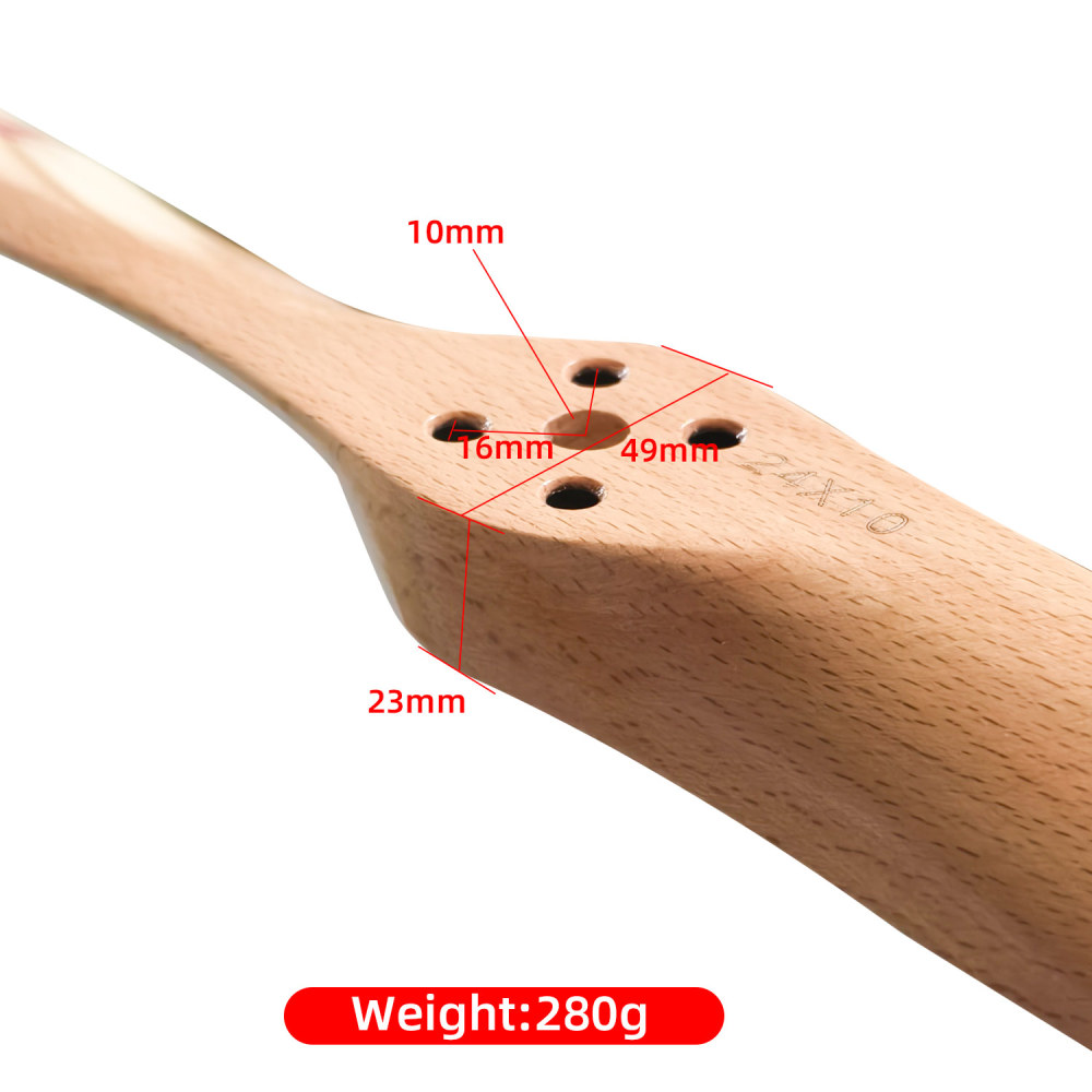 Propeller CW Made of Lightweight Wood Gas-Powered for DLA58 Engine for RC Aircraft Models