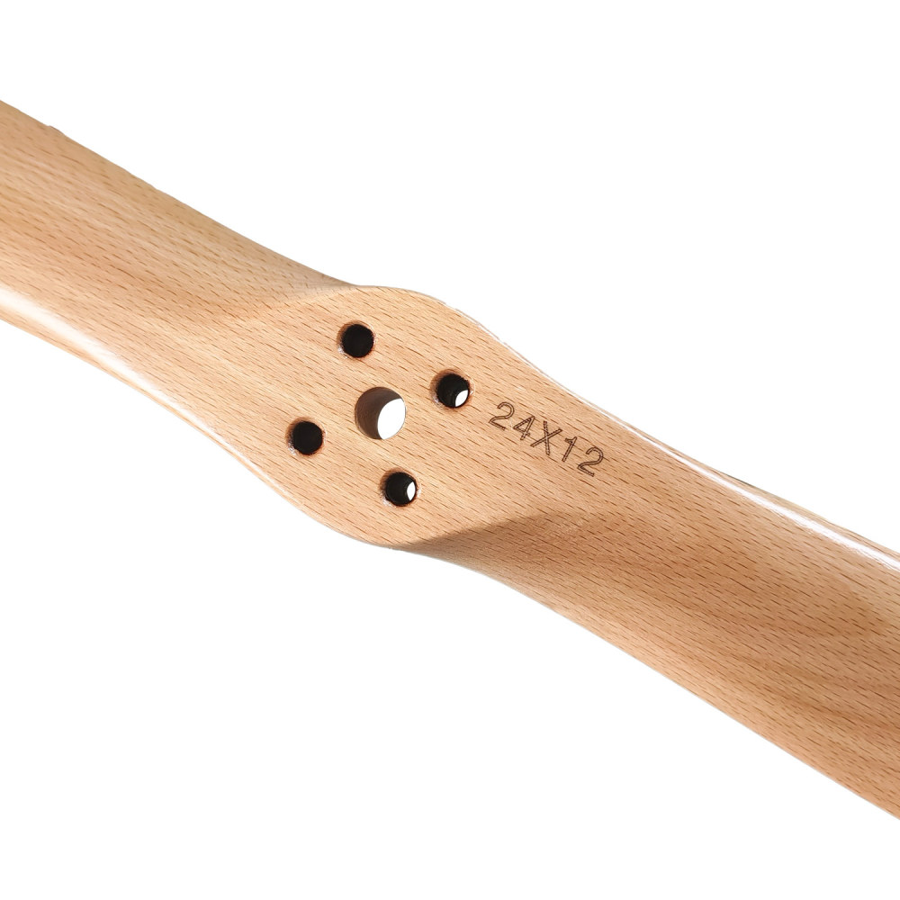 Propeller CW Made of Lightweight Wood Gas-Powered for DLA58 Engine for RC Aircraft Models