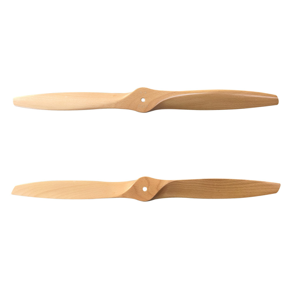Propeller Made of Lightweight Wood Gas-Powered for RC Aircraft Model