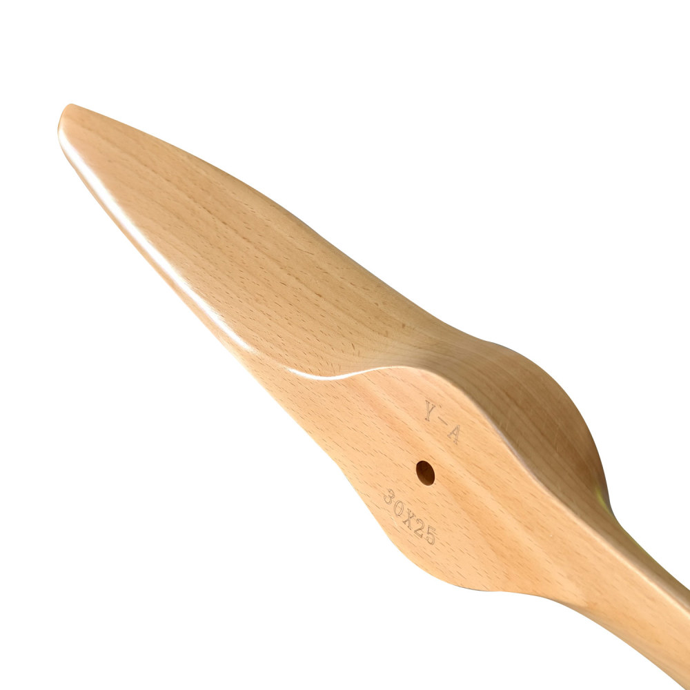 Propeller Made of Lightweight Wood Gas-Powered for RC Aircraft Model