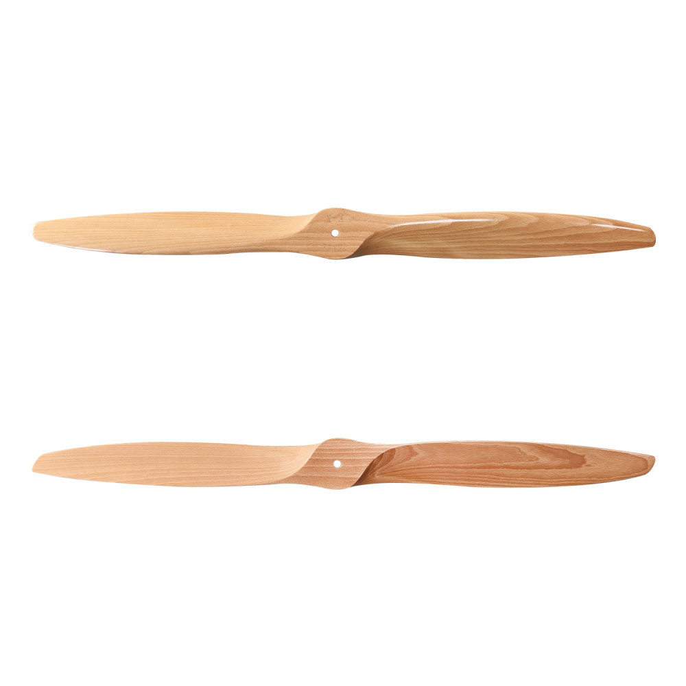 Propeller Made of Lightweight Wood Gas-Powered for RC Aircraft Model