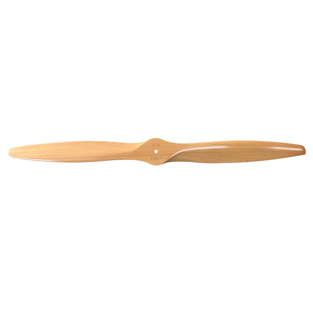 Propeller Made of Lightweight Wood Gas-Powered for RC Aircraft Model