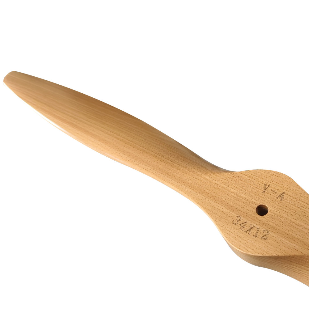 Propeller Made of Lightweight Wood Gas-Powered for RC Aircraft Model