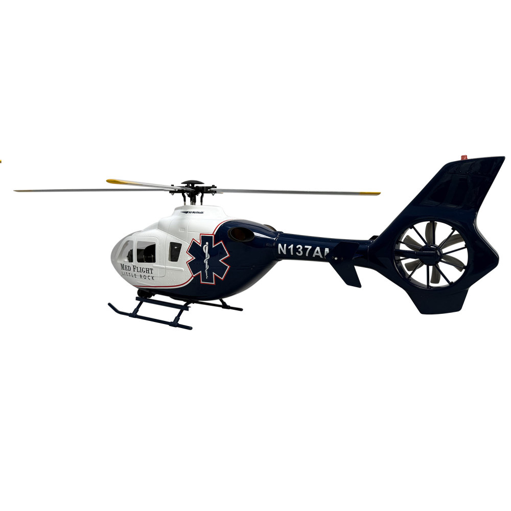 Roban RTF 450 Size EC135 Med Flight Little Rock RC Helicopter 4 blades X2 Model