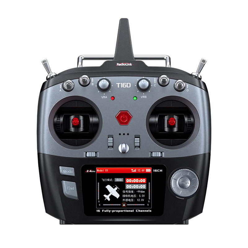 RadioLink T16D 16 Channels 2.4Ghz RC Transmitter Dual Stick with R16F receiver