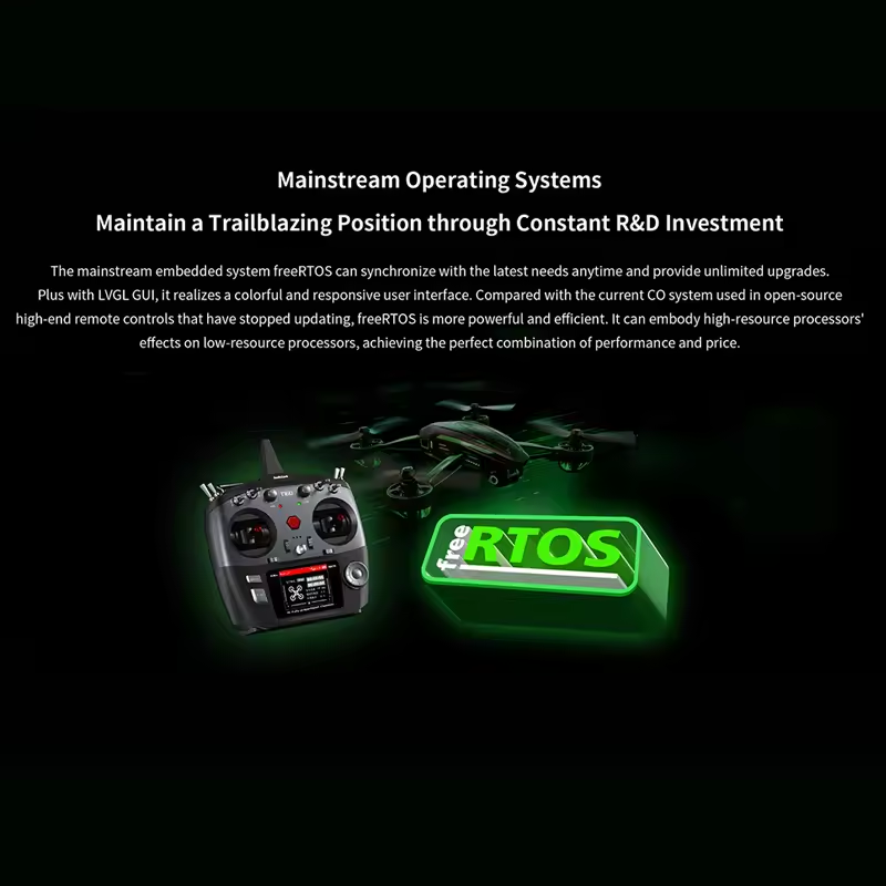 RadioLink T16D 16 Channels 2.4Ghz RC Transmitter Dual Stick with R16F receiver