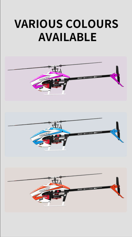 Goosky S2 MAX Dual Brushless Direct Drive High Performance Aerobatic Helicopter Model 2