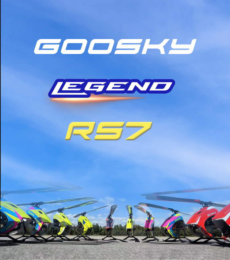 RC Helicopter GOOSKY RS7 (Kit Version, Blades Not Included) – The New Benchmark in 700-Class 3D Helicopters