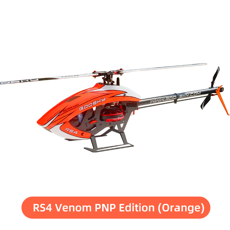RC Helicopter GooSky RS4 Venom Edition 6-Channel 3D Direct-Drive PNP Version
