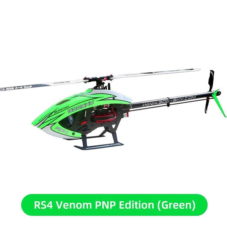 RC Helicopter GooSky RS4 Venom Edition 6-Channel 3D Direct-Drive PNP Version