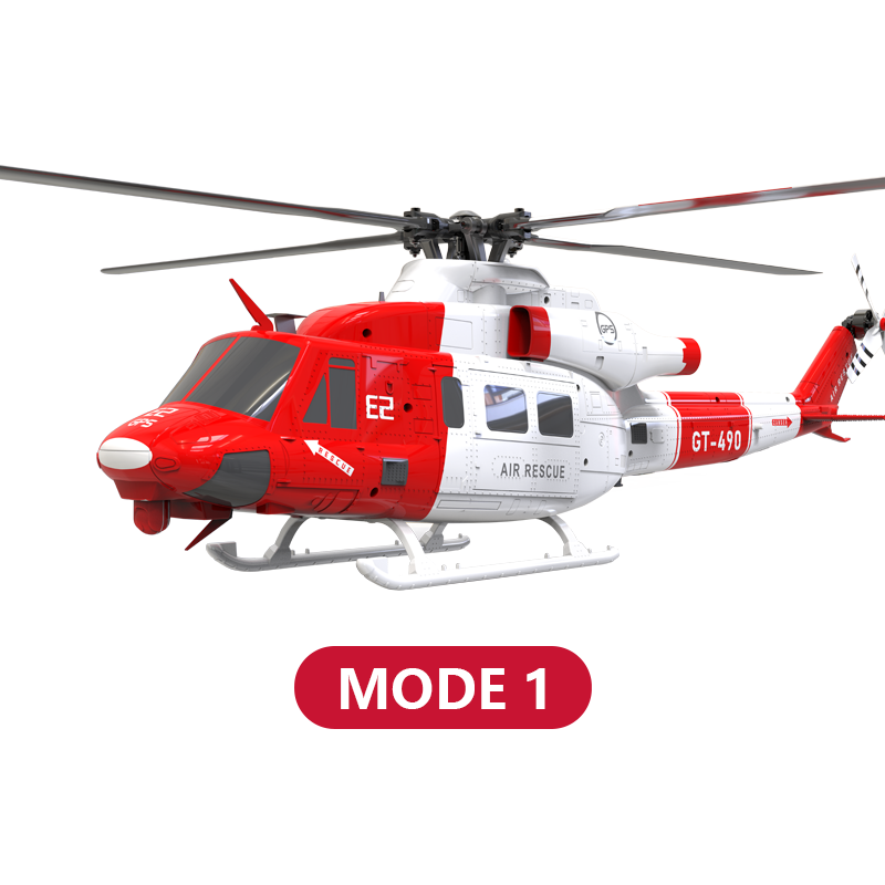RC Helicopter GOOSKY E2 UH-1Y Air Rescue 1/35 Scale 2.4G 6CH Dual Brushless Direct Drive with GPS RTF Version