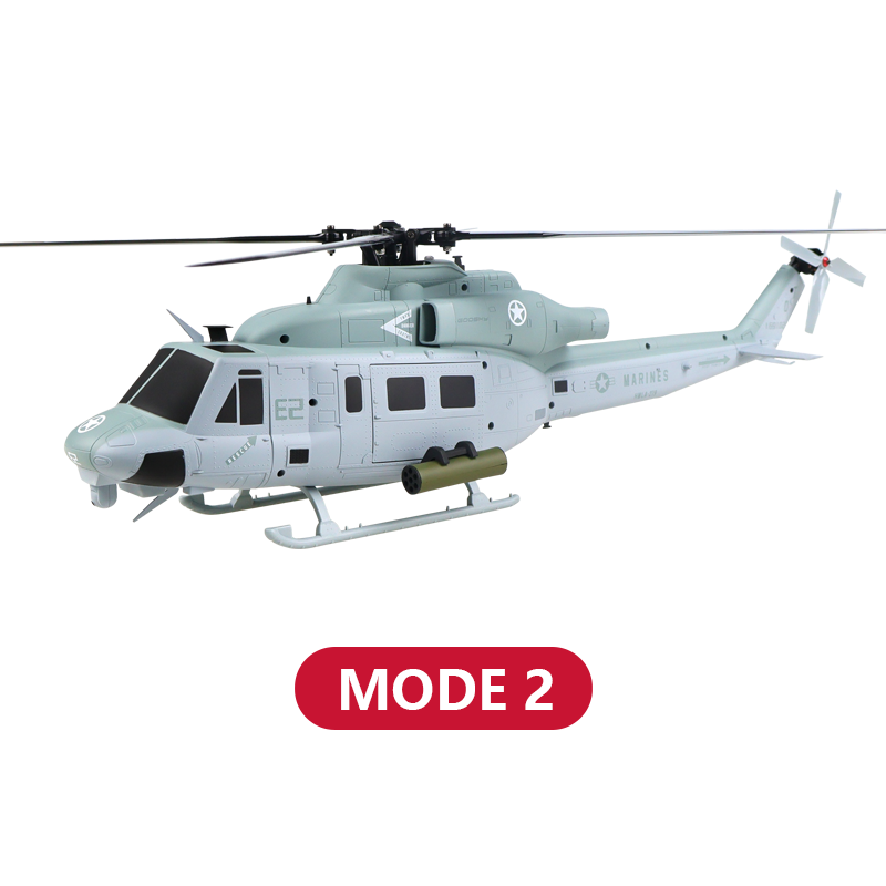 RC Helicopter GOOSKY E2 UH-1Y Air Rescue 1/35 Scale 2.4G 6CH Dual Brushless Direct Drive with GPS RTF Version