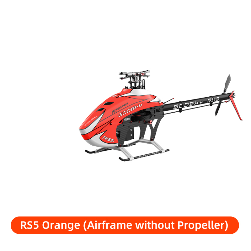 RC Helicopter GOOSKY RS5 Brushless Direct-Drive 550-Class 6-Channel 3D Helicopter Kit Version (Blades Not Included)