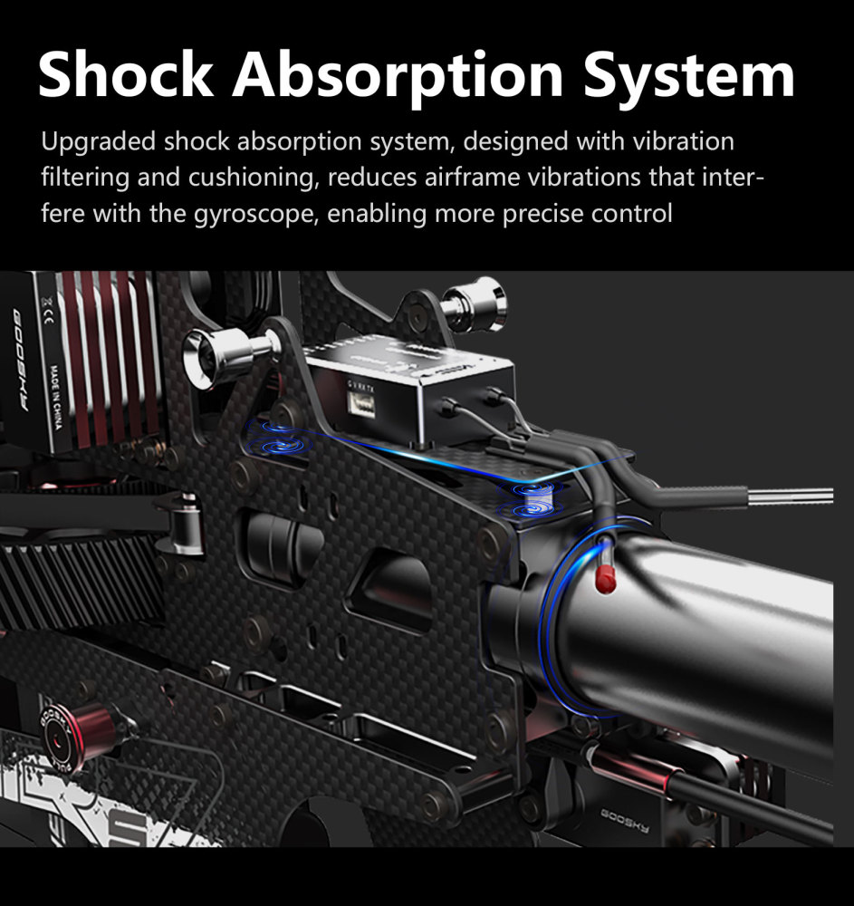 RC Helicopter GOOSKY RS7 Ultra Kit Version: Dual Brushless Direct Drive, 700-class 3D Helicopter (Blades Not Included)