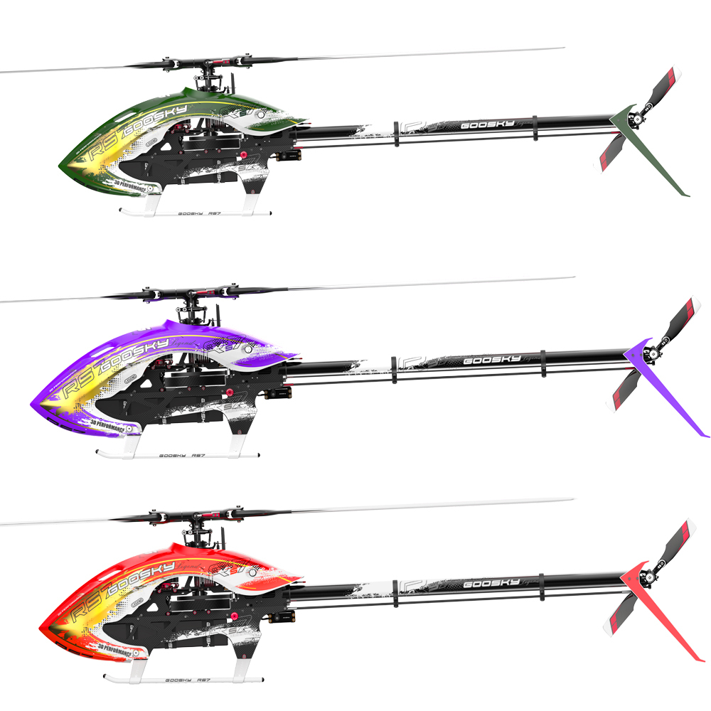 RC Helicopter GOOSKY RS7 Ultra Kit Version: Dual Brushless Direct Drive, 700-class 3D Helicopter (Blades Not Included)
