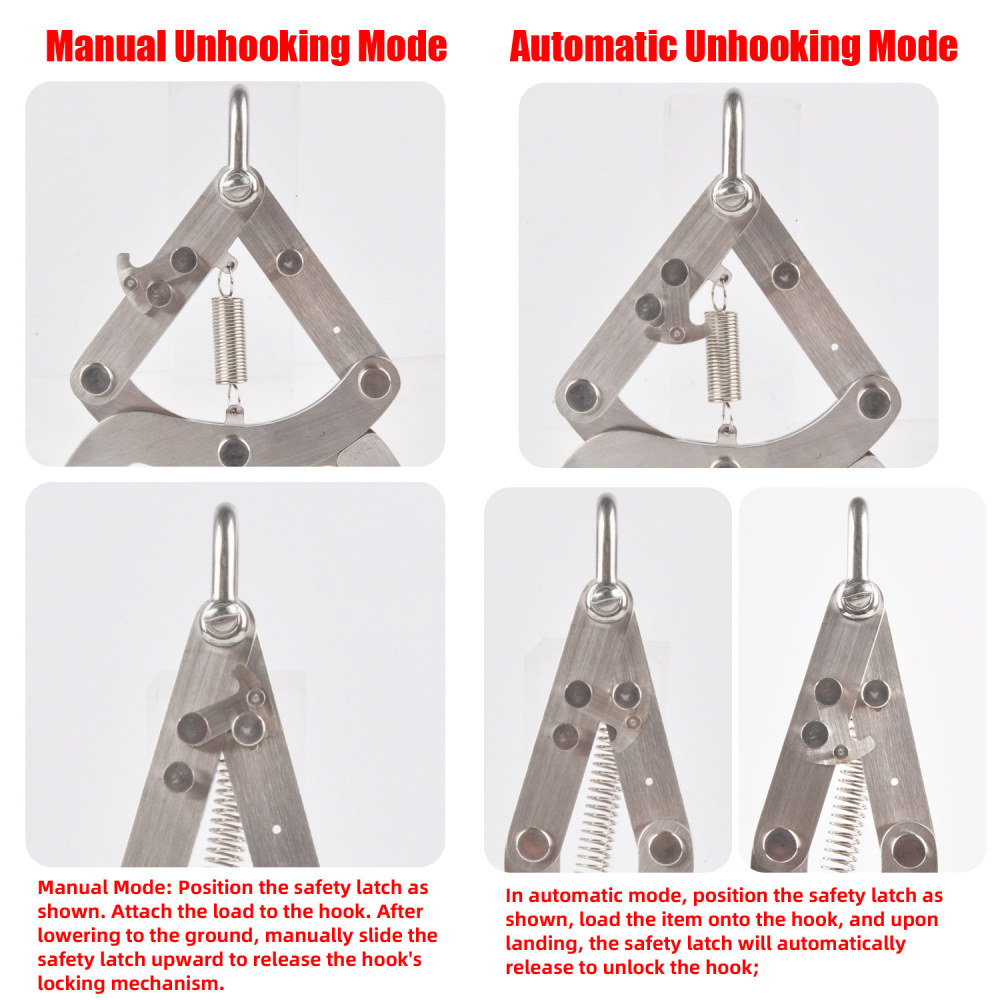 T100S Unhooking Kit: Automatic Unhooker / Lifting Rope / Lifting Frame
