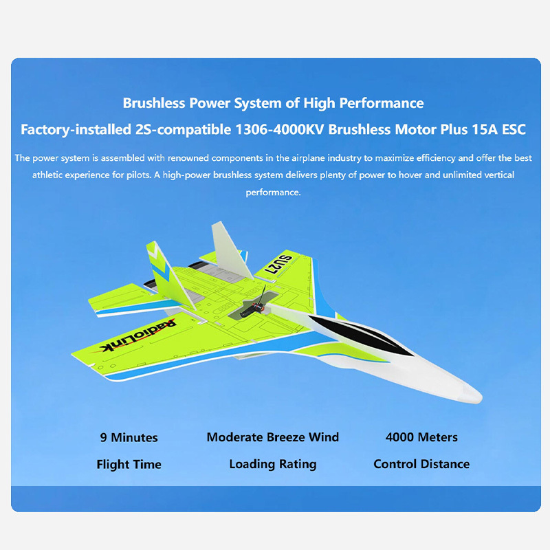 RC Model Aircraft SU-27 Flight Control Version for Model Aircraft Training