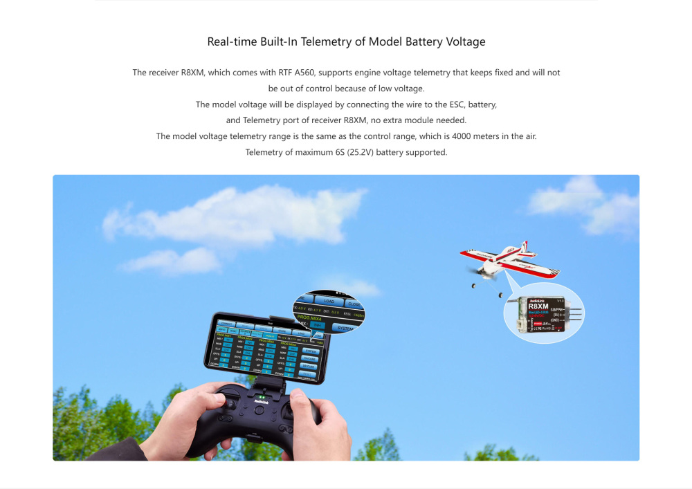 One-Click Crane 3D Stunt Fixed-Wing A560 for RC Aircraft Model Training Standalone version