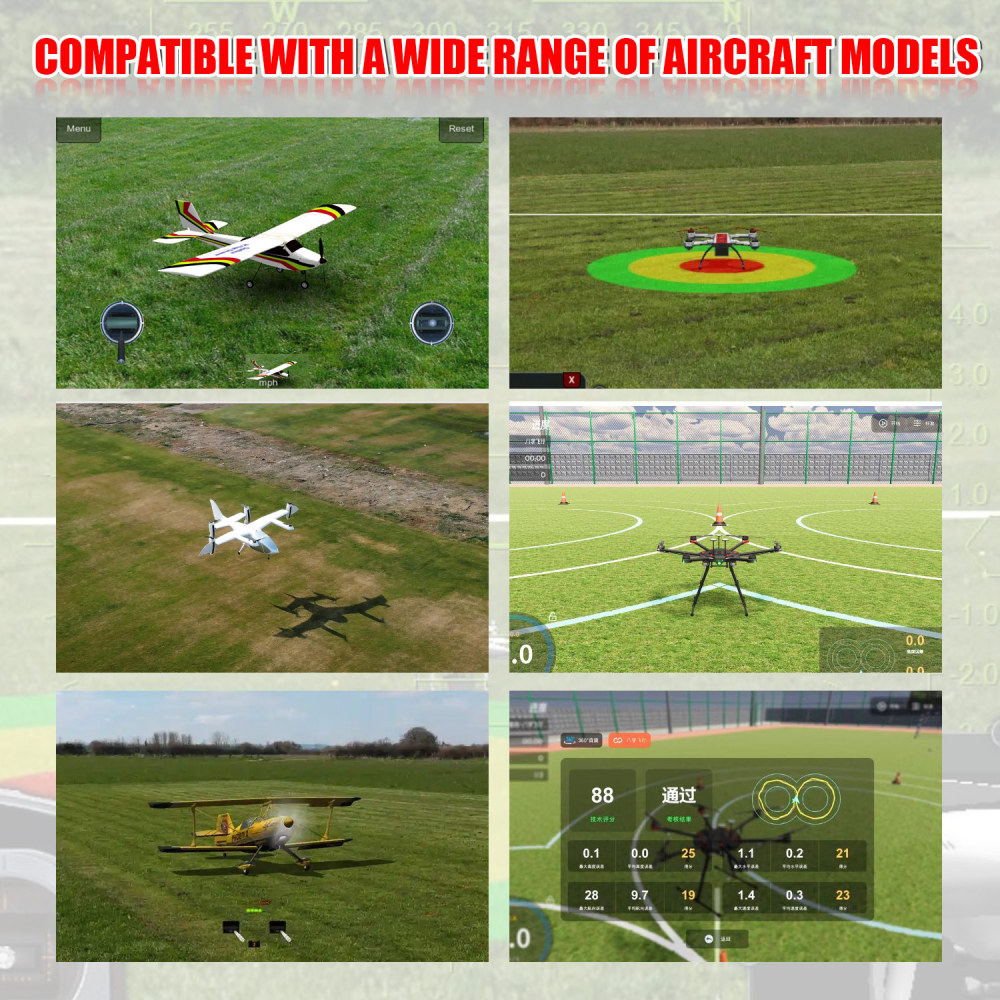 Flysky FS-SM600 2.4G Wireless RC Flight Simulator Controller for Novices
