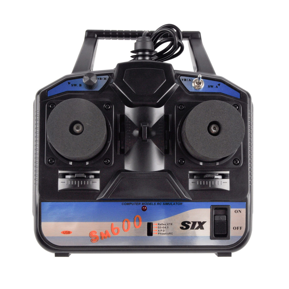 Flysky FS-SM600 2.4G Wireless RC Flight Simulator Controller for Novices