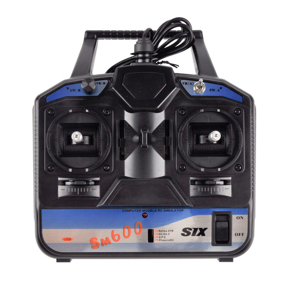 Flysky FS-SM600 2.4G Wireless RC Flight Simulator Controller for Novices