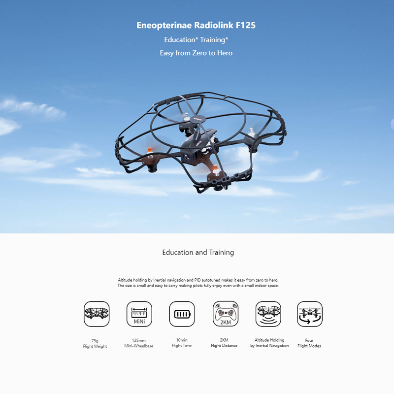 RC Model Airplane Jinlingzi F125 for RC Model Airplane Training