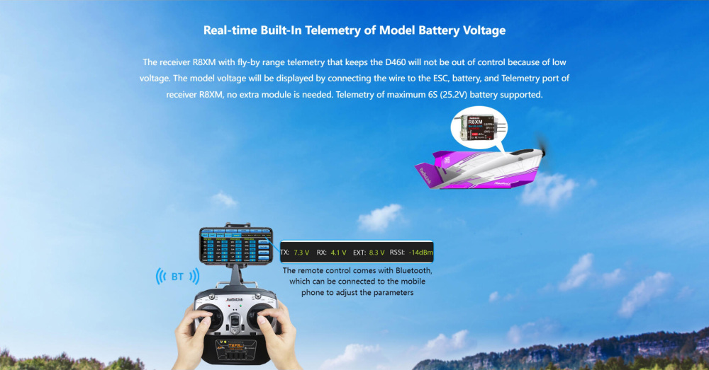 D460 Fixed-Wing RC Model Aircraft for Training