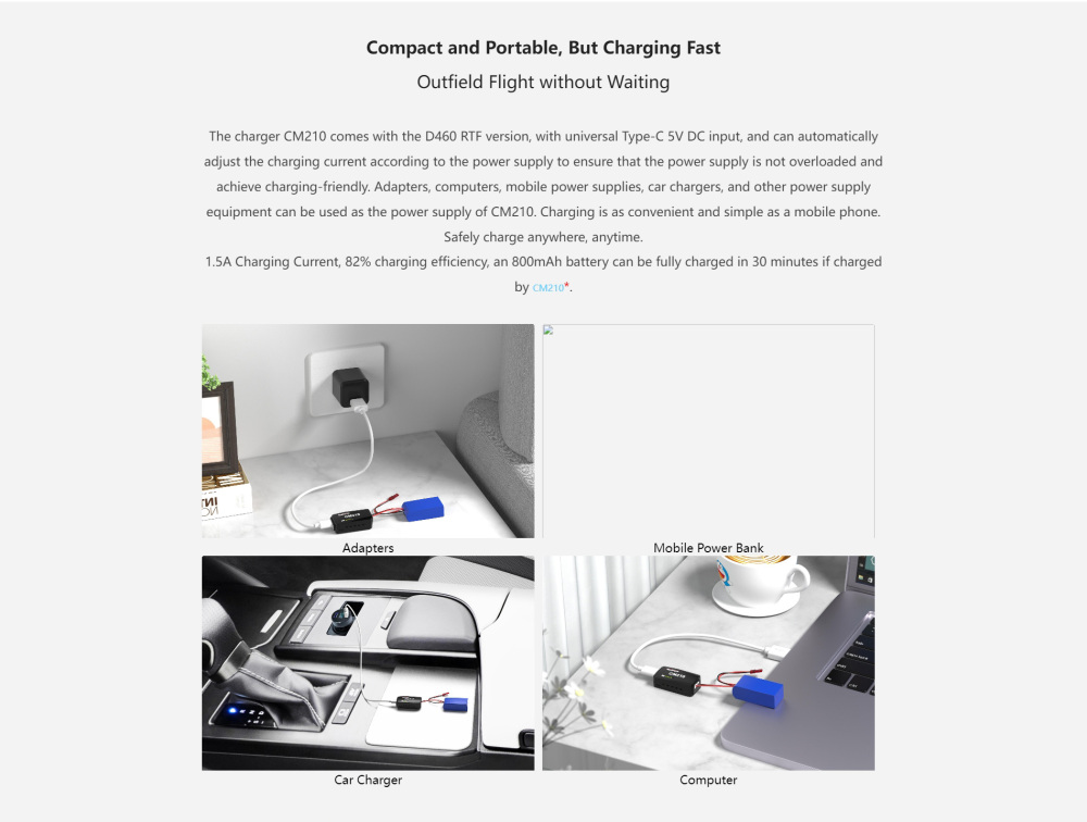 D460 Fixed-Wing RC Model Aircraft for Training