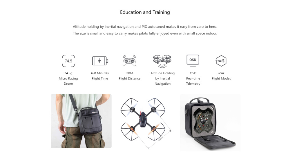 F121 Golden Beetle Multirotor RC Model Aircraft for RC Model Aircraft Training