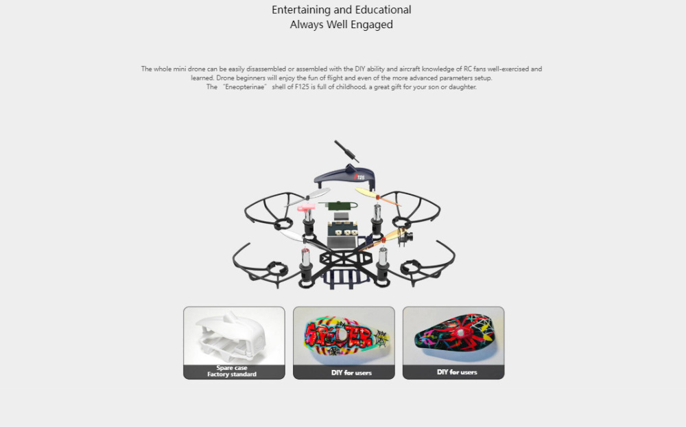 RC Model Airplane Jinlingzi F125 for RC Model Airplane Training