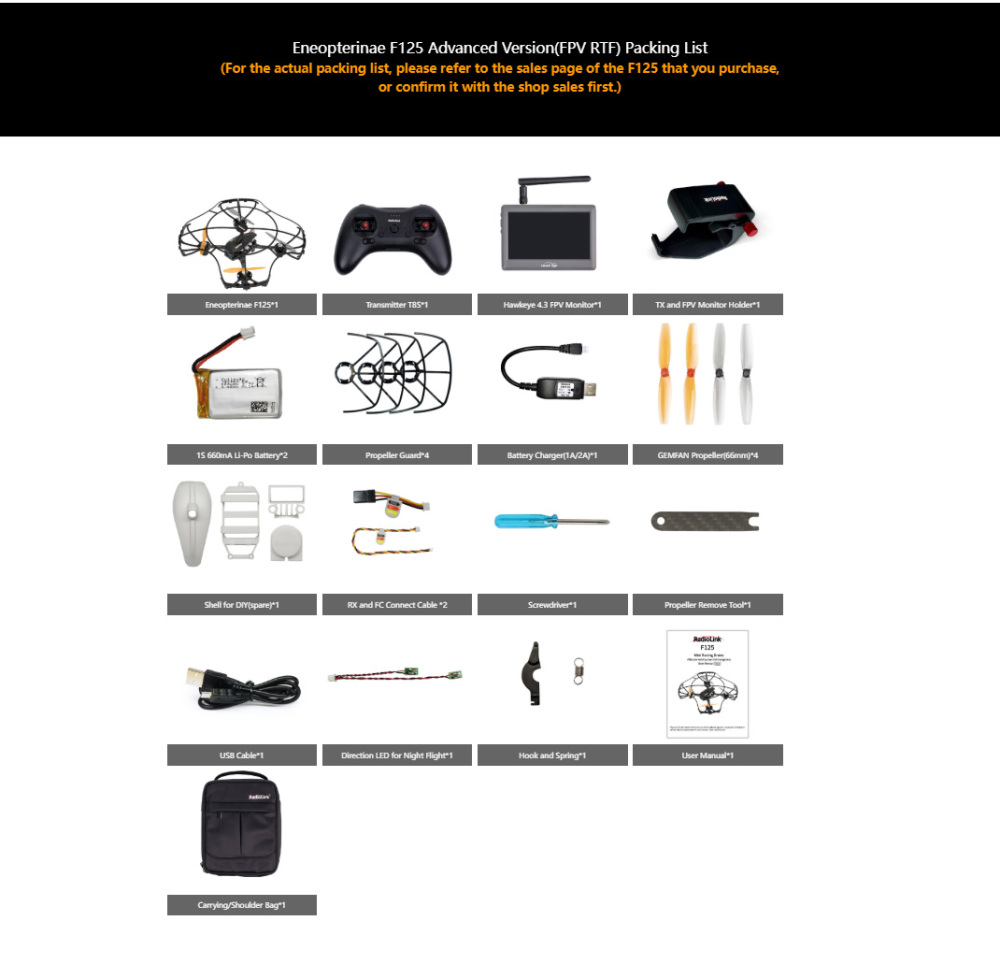 RC Model Airplane Jinlingzi F125 for RC Model Airplane Training