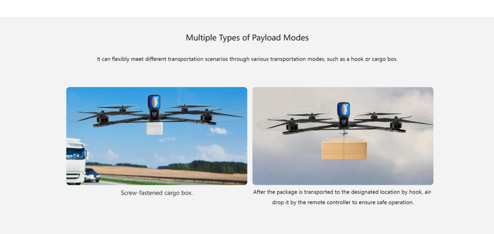 M435 Quadcopter with 3kg Payload for RC Model Aircraft Training