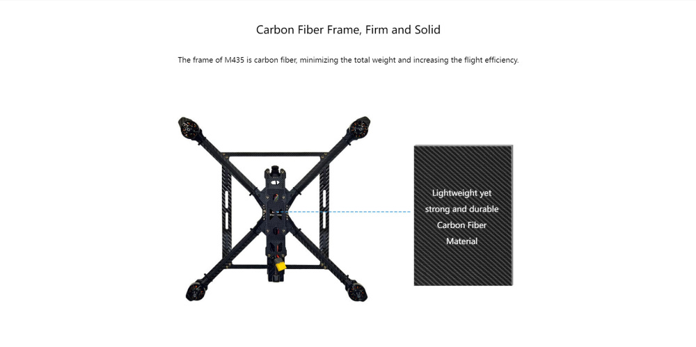 M435 Quadcopter with 3kg Payload for RC Model Aircraft Training