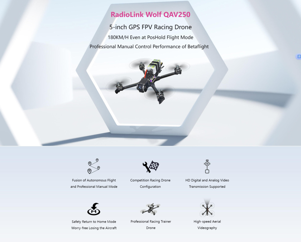 QAV250 Quadcopter for RC Model Aircraft Training
